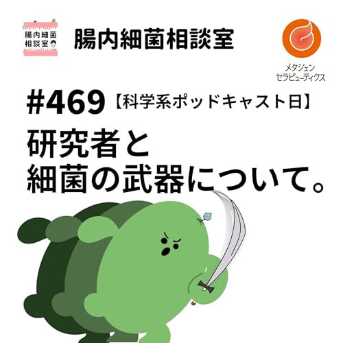 『#469 【科学系ポッドキャストの日】 研究者と細菌の武器について。』のカバーアート