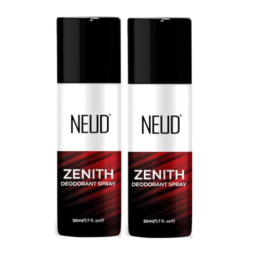 Image of NEUD Zenith Unisex Deodorant Body Spray Combo - Set of 2 x 50ml Each, Perfume for Men & Women, Deo Gift Set, Fresh & Long Lasting Aroma, No Gas Deodorant