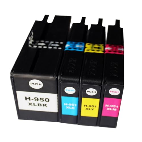 Cartouche d'encre multipack 950XL pour imprimante OfficeJet Pro 8600 8100