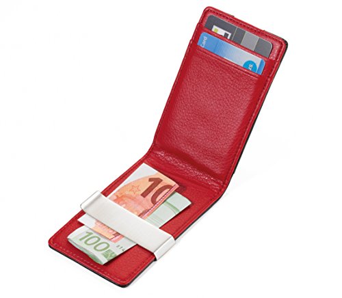 Troika Red and Black Flat Wallet with RIFD Protection (CCC1532LE)3