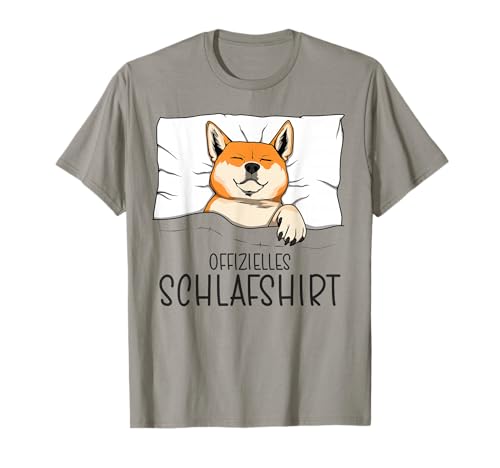 Offizielles Schlafshirt Shiba, Schlafanzug Shiba Inu T-Shirt