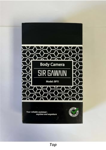 Image of SIRGAWAIN Body-Mounted Video-Only Camera, Full HD 1080p Video & Photos, No Audio Recording Capability, LED Indicator, One-Button Operation, Local microSD Storage, 2026 Model