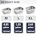 Stainless Steel Dog Bowls for Large Dogs, High Capacity Metal Dog Food Bowls, Food and Water Bowl for Larges, X-Large, and Big Dogs 1.25 Gallons