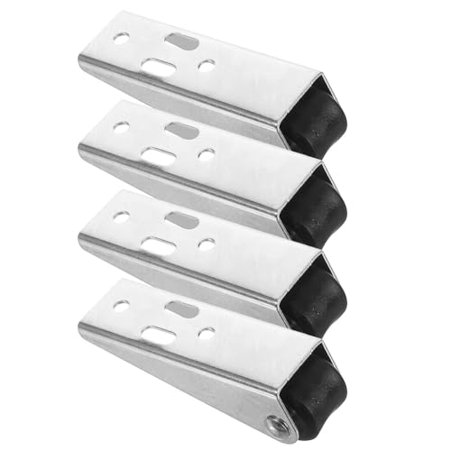 OSALADI Juego de 4 Ruedas Laterales para Muebles, Antideslizantes y Resistentes, Soporte Reparador para Puertas de Madera Hundidas, Ruedas Pequeñas para Sofá, Mesa de Centro y Gabinetes