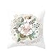 Produktbild ODRD Frohe Ostern Kissenbezüge | Osterhase Polyester Kissenbezug 45 * 45cm | Kissen Kissenbezug Pillow Case Cushion Cover für Sofa Car Home Decoration