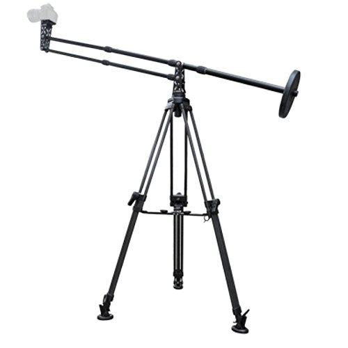 E-Image EC-800KB Carbon Mini Jib Arm with Professional Video Tripod Stand for Cameras Payload 8kg