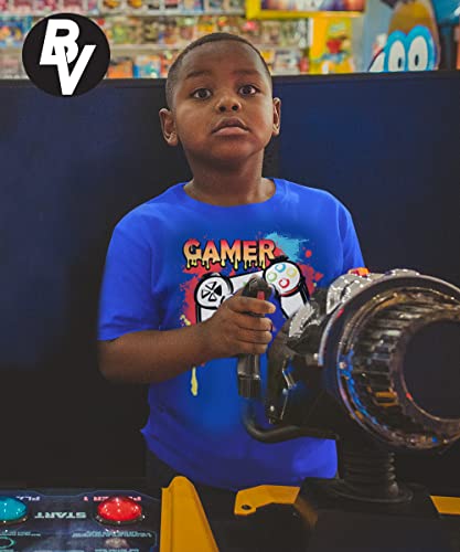 BROOKLYN VERTICAL 4-Pack Boys Short Sleeve Crew Neck T-Shirt with Chest Print | Soft Cotton Sizes 6-20 (Combo D, M-10/12)