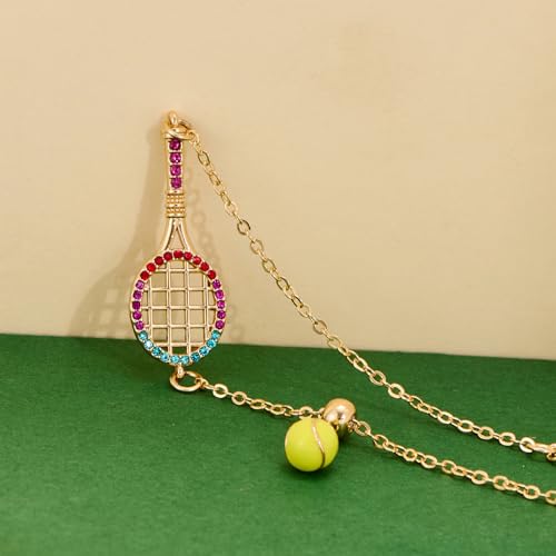 Tennis Badminton Racket Bracelets for Women Fun Sports Jewelry Gift for Tennis Lovers3