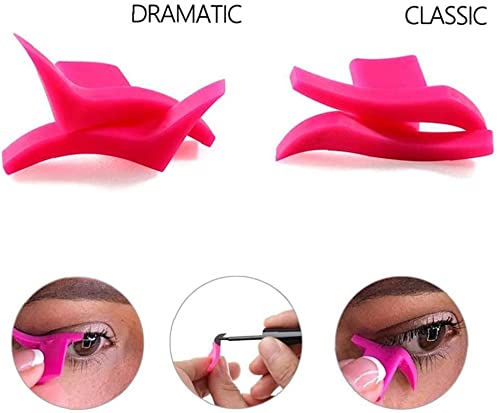Sello para delineador de ojos U-K 1 par estilo alado miniatura 5
