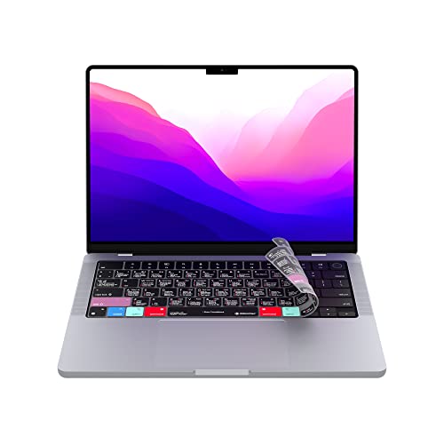 Fundas de teclado Xcode para MacBook Pro y Air 2022+ de 13.6, 14 y 16 pulgadas Editors Keys 3