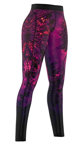SMMASH Legging Long de Compression pour Femme Crossfit Yoga Pilates Lang (Dream, S)