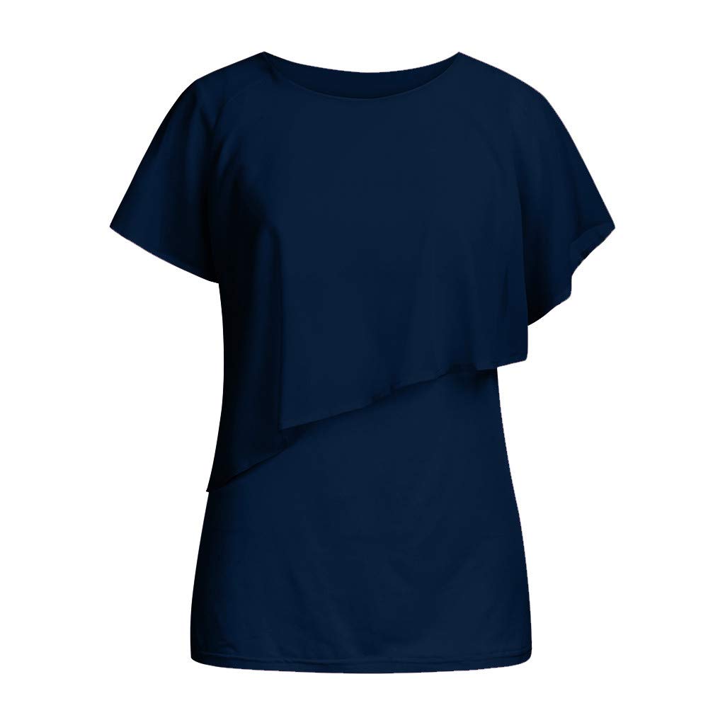 Maglia Allattamento Blusa Maglie Manica Corta T Shirt Premaman Maglietta Magliette Gravidanza Maniche Corte Abbigliamento Elegante Estivo Primavera Camicie da Notte Donna