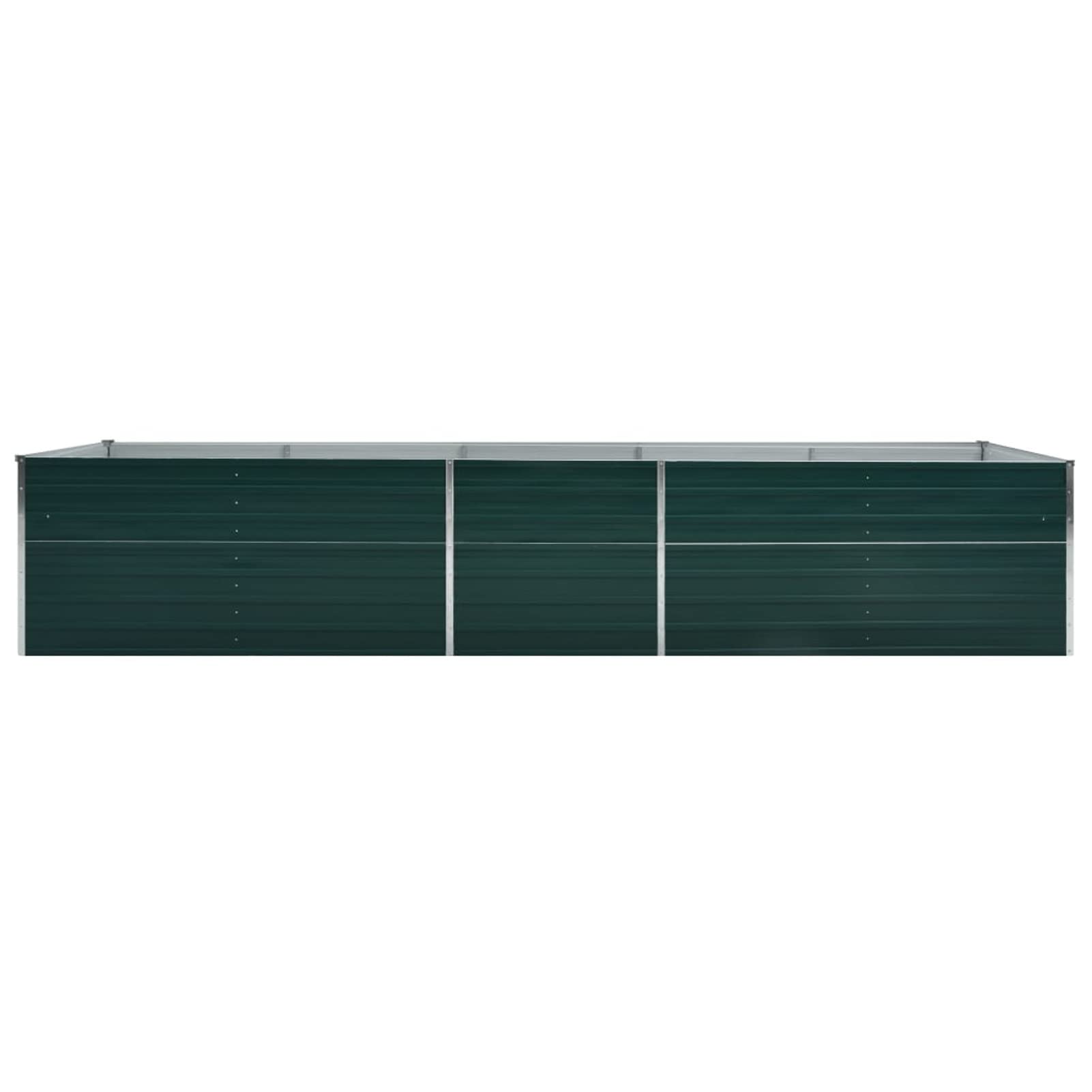 Arriate, Mesa De Cultivo, Huerto Domestico, Cultivo De Plantas Aromaticas, Arriate De Jardín, de Acero galvanizado Verde 400x80x45 cm