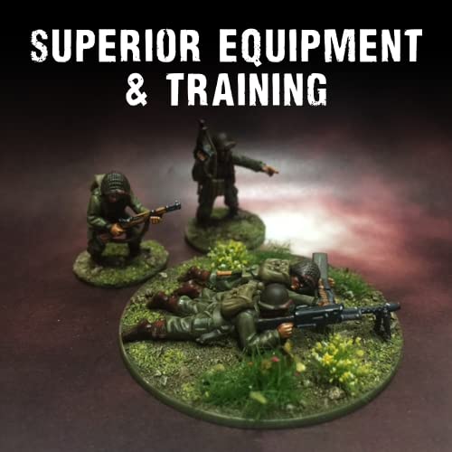 Wargames Delivered Bolt Action Miniatures - Us Airborne Starter Set. 28Mm Wwii Miniature Models And Army Tank Models For Miniature Wargaming By Warlord Games #TOP6