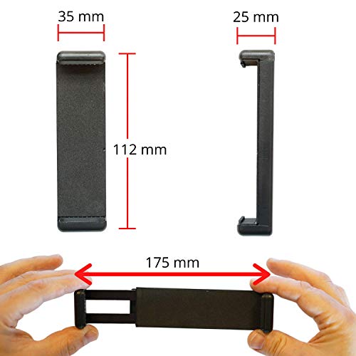 INVID 112-175mm Halter f. Tablet und Handy mit Stativ-Gewinde Ständer Tisch Handy Halter Handyhalterung Tisch Aufsteller… – Bild 7