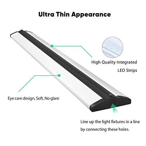 Image of FAITHSAIL 8FT LED Shop Light, 110W LED Wraparound Ultra Slim Strip Lights, 12600 Lumens, 5000k Garage Lighting, 8 Foot LED Strip Light for Office, Workshop, Fluorescent Version Replacement, 2 Pack