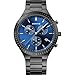 Produktbild BERING Herren Quarz Uhr | Armbanduhr 43 mm silbernes Titangehäuse und blaues Zifferblatt | Titanband mit Titanelementen | 5 ATM | 11743-707