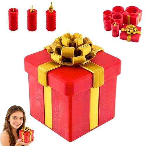 Annoying Gift Box with Screws Prank Gifts Puzzle Gift Box Prank Gifts for Adults Money Puzzle Annoying Nested Screw Gift box Reusable Perfect Money Puzzles for Birthday Christmas White Elephant Party