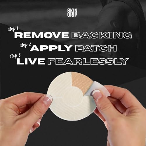 Skin Grip Adhesive Patches for Dexcom G7 & Stelo CGM – Waterproof & Sweatproof Cover for Continuous Glucose Monitor Sensor, Stays Secure for 10-15 Days – 20 Pack, Tan - Thumbnail 4