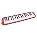 FUNOMOCYA Key Melodica Instrument Soft Case for Beginners and Music Lovers Lightweight Easy to Play No Batteries Required Red