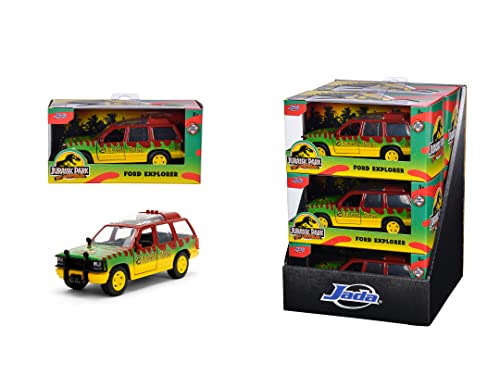JURASSIC PARK CAR Model Toy Ford Explorer Jada Moulé 1993 Édition 1/32 JURASSIC PARK CAR Model Toy Ford Explorer Jada Moulé 1993 Édition 1/32