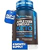 Herbtonics Apple Cider Vinegar with Keto BHB Salts – GLP-1 Support Supplement for Metabolism and Appetite Control, 240 Capsules.