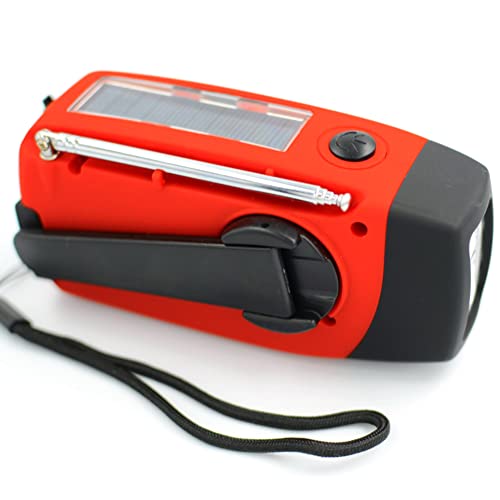 Zonneradio, draagbare AM/FM/NOAA zwengelradio, handslinger, radio, USB, noodradio, dynamo met 2000 mAh oplaadbare batterij, weerradio met led-zaklamp en powerbank voor noodgevallen, outdoor - Image 8