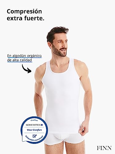 Camiseta de compresión FINN con efecto vientre plano de algodón suave 4