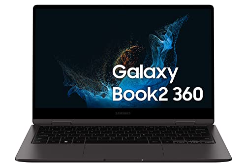Samsung Galaxy Book2 Pro PC Portatile, Ultrafino, 13.3', FHD Amoled, Intel Core i5 di dodicesima generazione, Intel® Iris® Xe, RAM 16GB LPDDR5, 512GB NVMe SSD, Windows 11 Pro, Graphite