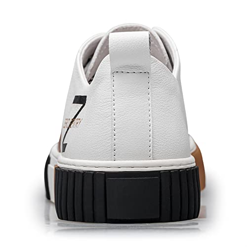 Image of ZRO Men's Leather Sneakers, Casual and Fashion Shoes for Men'S03300