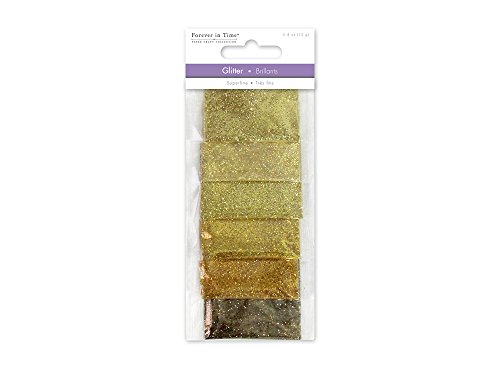 Forever in Time SE720A Superfine Glitter, Gold Asst Pouches