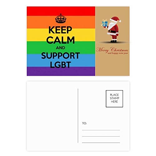 Cartes postales père Noël gay lesbienne lot inclusif de 20