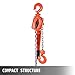 VEVOR Polipasto de Cadena Manual Capacidad 1.5T 3m Polipasto Manual