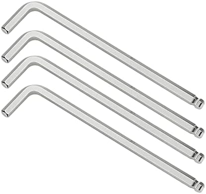 Sourcing Map 1/8" Hex Key Wrench, L Shaped Long Arm CR-V - View #9