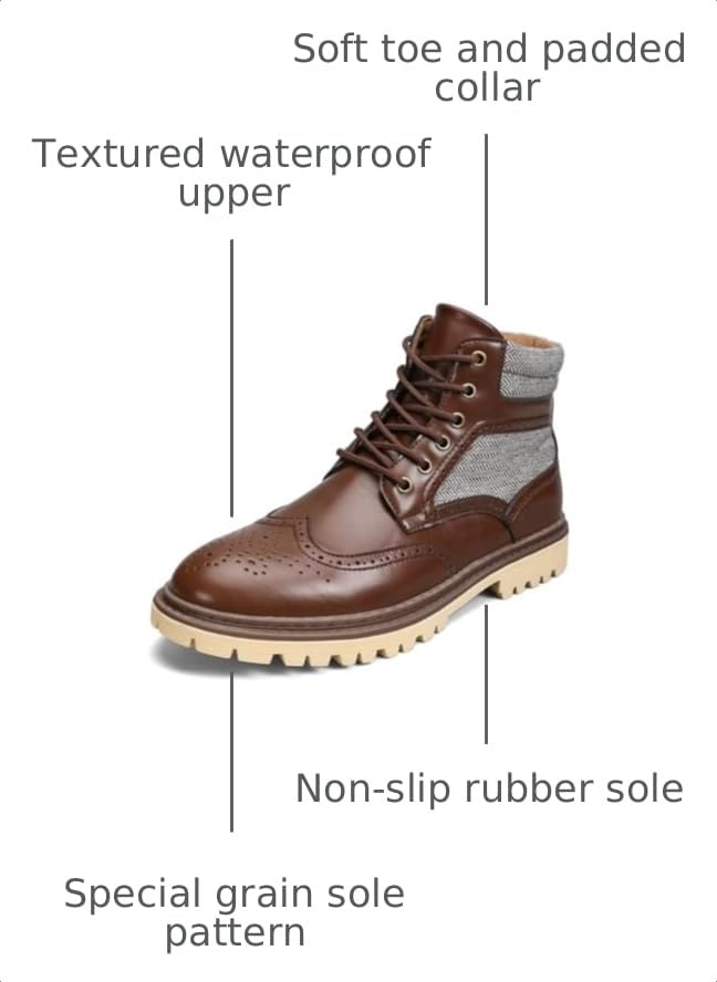 Image of Shaire Men's Leather Chukka Boots | Lace-Up Ankle Boots for Men | Casual Comfort Boots