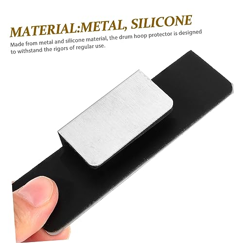 Protector de aro para bombo Abaodam 4 piezas silicona miniatura 6