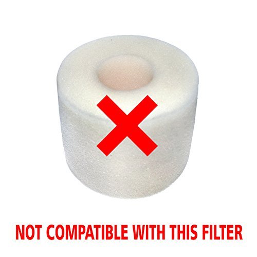 HQRP Foam and Felt Filter Kit compatible with Shark Navigator NV26 NV27 NV22 NV36 NV42 series Upright Vacuum, part XF22 Replacement