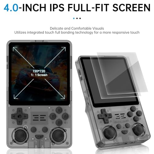 2025 Retro Handheld Game Console – 4-Inch IPS Screen, 5000mAh Battery for 10-Hour Playtime, Supports Multiplayer & TV Output, Includes Protective Case – Black - Image 5