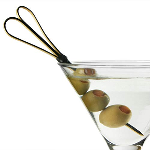 Cabilock 100St Cocktailplukken Bamboe Plectrums Martini Pakt Hart Wijn Pakt Hapjes Pakt Fruit Pakt Bruiloft… - Afbeelding 6