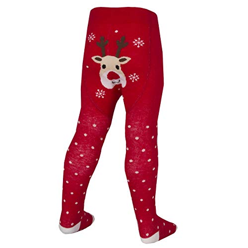 Preisvergleich Produktbild Babys Baumwollreich Thema Weihnachten Strumpfhose - Rentier, 80-86