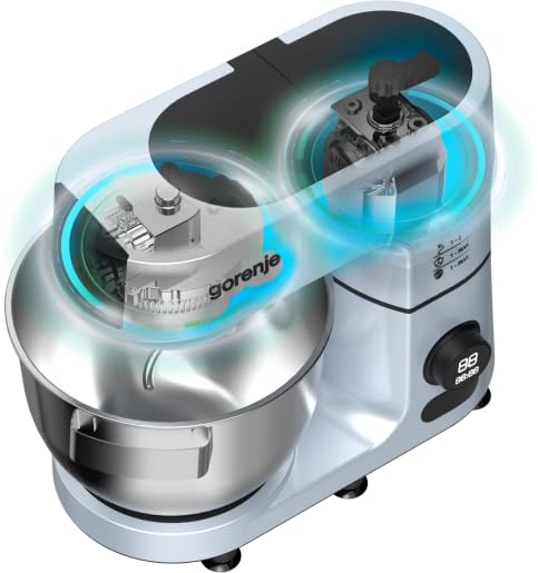 Wielofunkcyjny robot kuchenny, 1500 W, 7 l, 12 prędkości, z 3 akcesoriami Gorenje MMC1500SCX