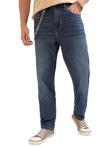 Image of Highlander Men's Jeans | Dad Fit | 100% Cotton | Classic & Comfortable Denim for Everyday Casual Wear