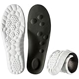 Ultralight Memory Foam Insoles Plantar Fasciitis Insoles for Men Women 【2pairs】 Sports Shock Absorption Ergonomic 3D Inserts, Super Soft Breathable High Elastic Running Insole for Long Standing