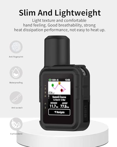 Funda protectora Garmin inReach Mini 3 Plus de silicona suave antichoque duradera 2