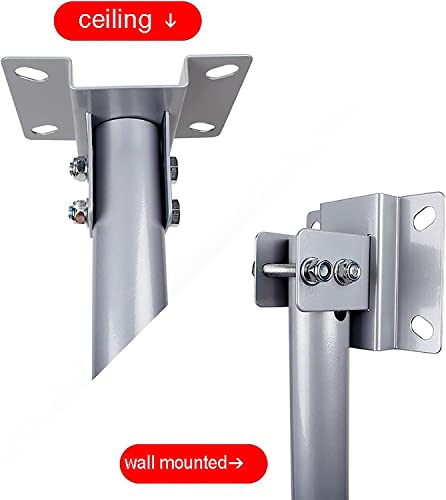 Support TV plafond mouvement complet incliné pour petit écran