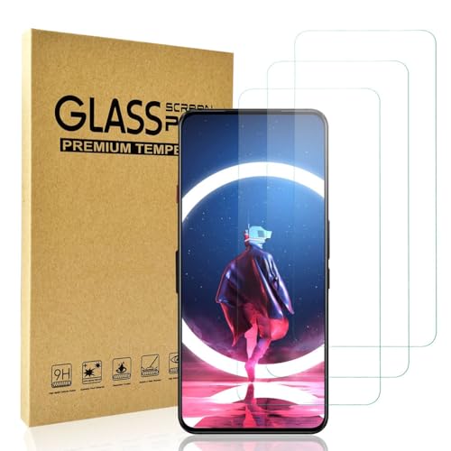 HACIEN Protector de Pantalla para RedMagic 7 Pro, 9H Dureza Cristal Templado móviles película blindada HD película protectora 3 Piezas
