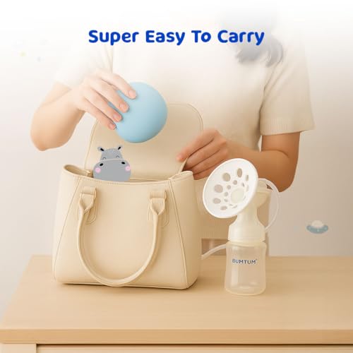Image of Bumtum Nurture Premium Electric Breast Pump with 2 Phase Pumping Technology and 9 Levels of Suction Mode, BPA Free, Soft Sdaptive Silicone Cushion with150 ml Bottle & USB Chargeable Along with 2 pcs Free Breast Pads