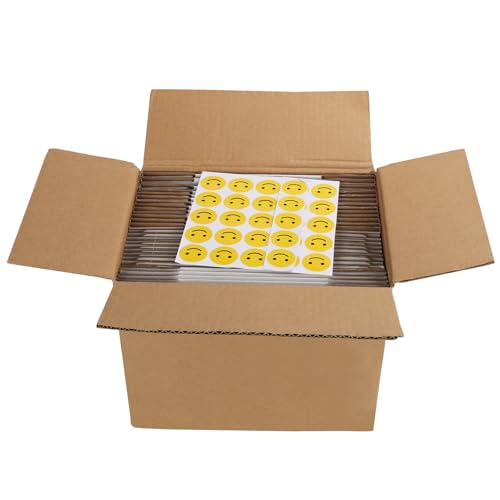 Image of HORLIMER 7x5x1 Shipping Boxes Set of 30, White Corrugated Cardboard Mailer Box for Packing Small Business