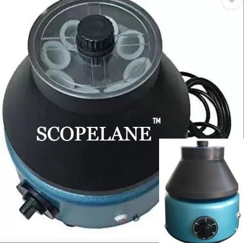 SCOPELANE Medical Doctor laboratory Centrifuge Machine with Capacity of 8x15 ml Tube, 3500 RPM, Shocked-Free ABS Body with copper motor