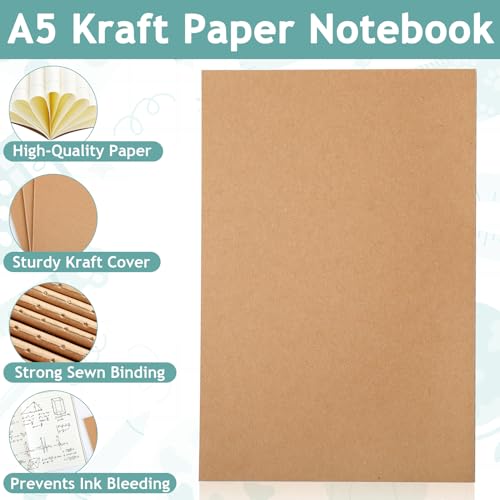 Carnet A5 kraft pour libérer vos idées sur 60 pages